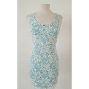 Have Mint Lace Dress Flower Themed Size Medium